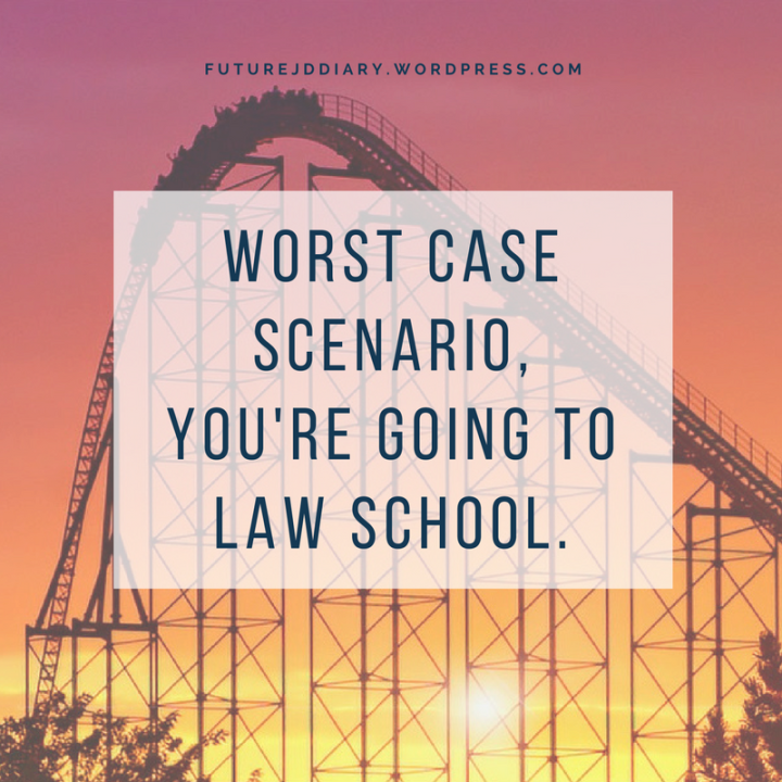 Worst Case Scenario, You’re Going to Law School.